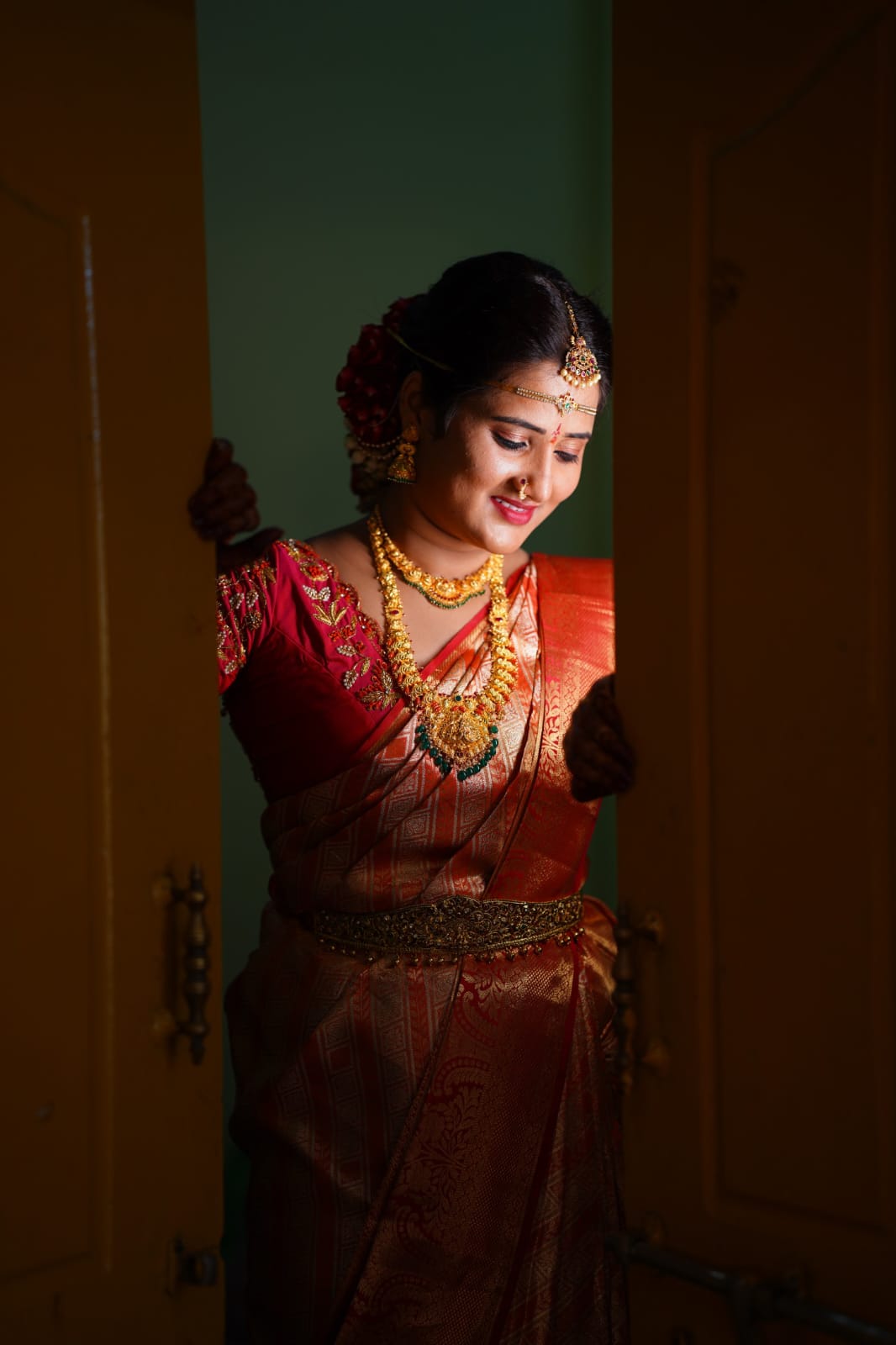 Indhu Makeovers Reception Look