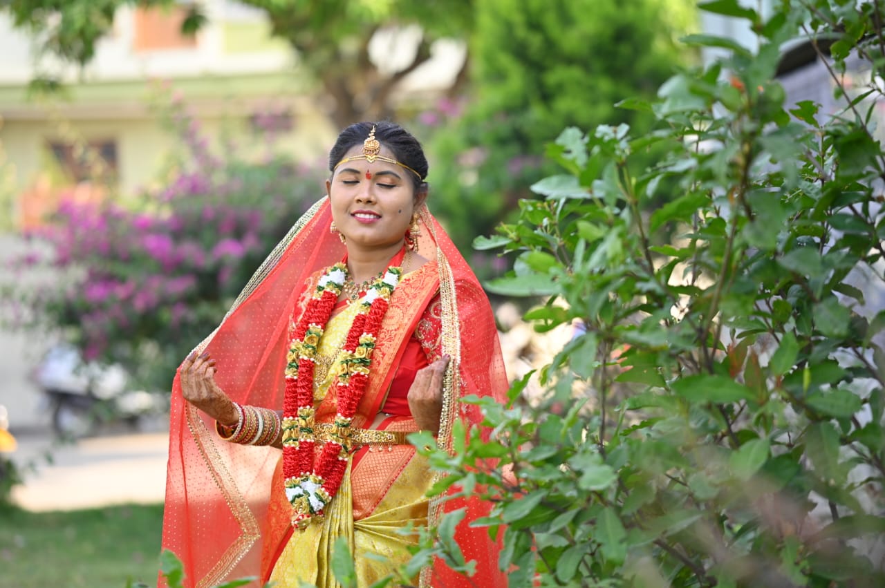 Indhu Makeovers Engagement Look